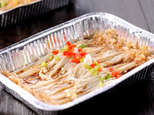 建华锡纸烤金针菇